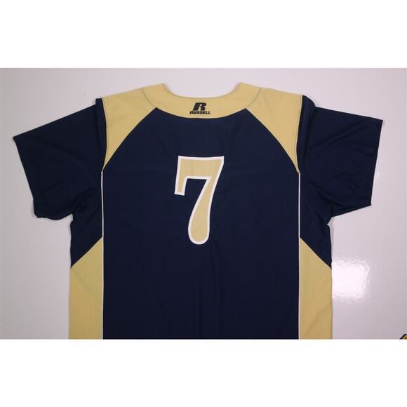 Georgia Tech Yellow Jackets Authentic Baseball Jersey by Russell Men's Large - Picture 4 of 4